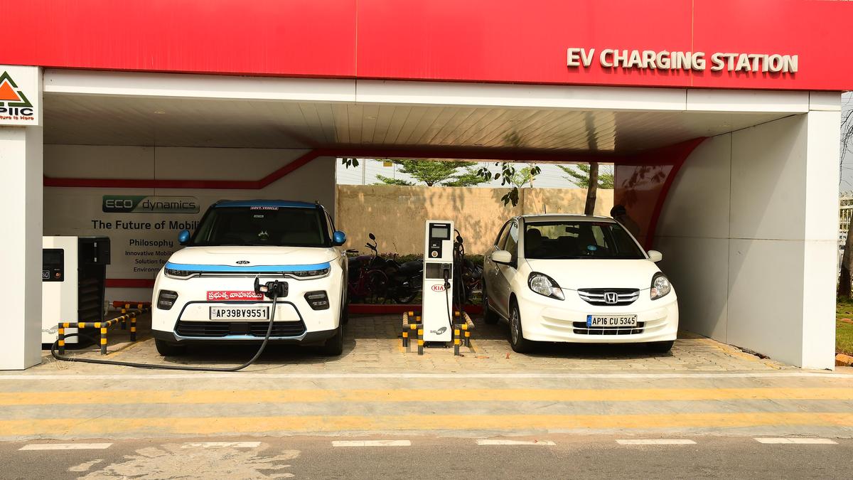 68 EV charging stations sanctioned to Tirupati The Hindu